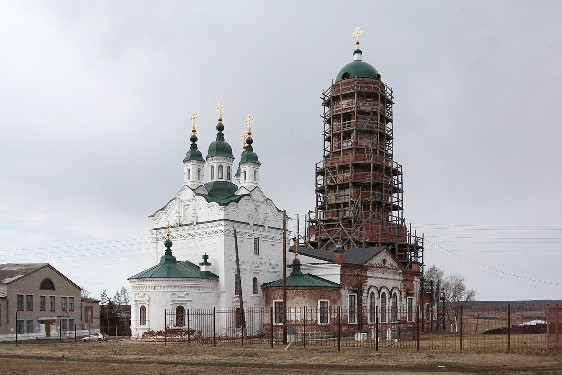 Широковское. Церковь Рождества Иоанна Предтечи. фасады, Вид с северо-востока