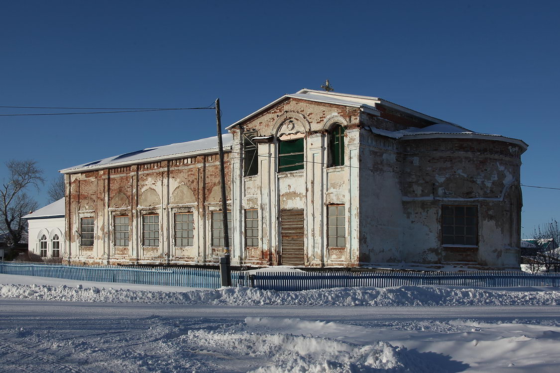 Церковь Троицы Живоначальной, Чаши (Каргапольский район, Курганская область). фасады, Вид с юго-юго-востока