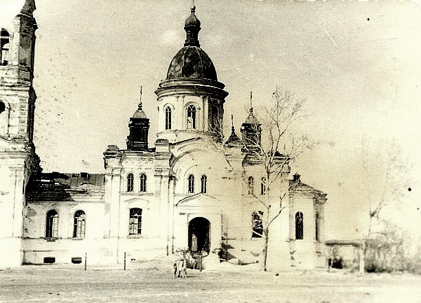 Церковь Николая Чудотворца (новая), Михайловка (Мокроусовский район, Курганская область). архивная фотография, фото с сайта http://www.kurgangen.ru/photos/albums/userpics/10001/Мих_церковь.jpg  из архива Владимира Шевцова.