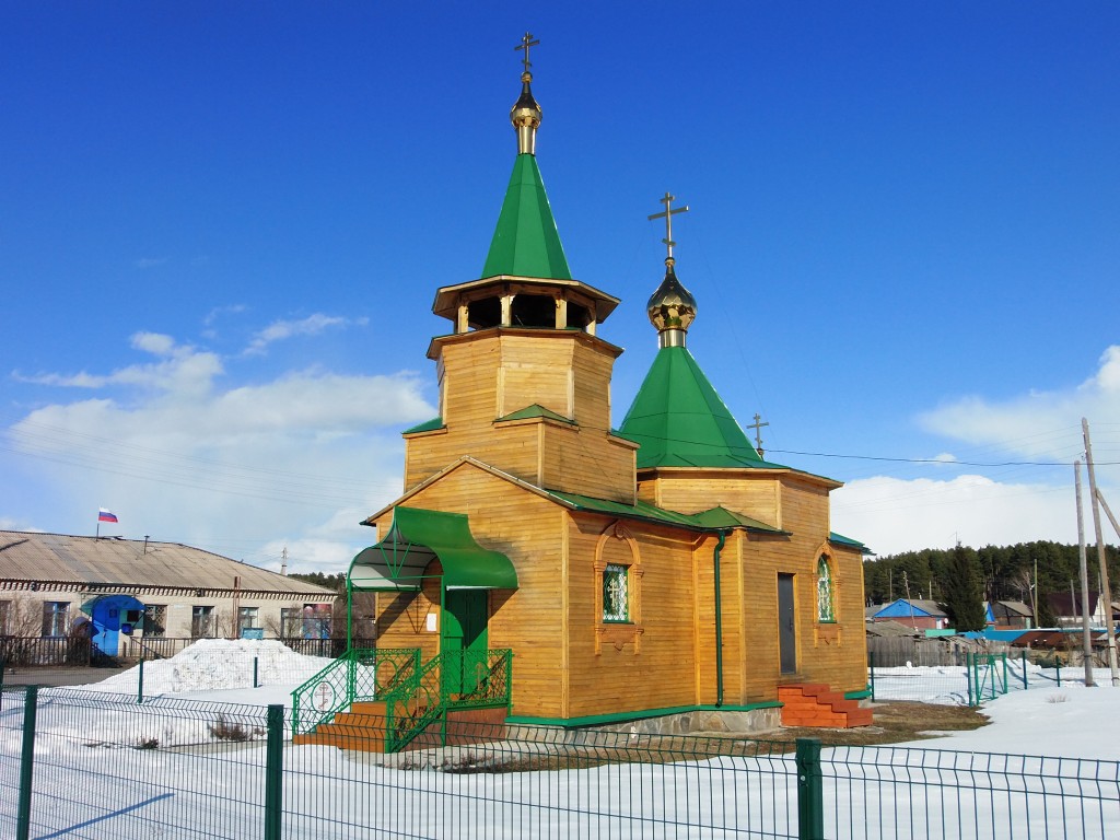 Темляково. Церковь Савватия Соловецкого. фасады