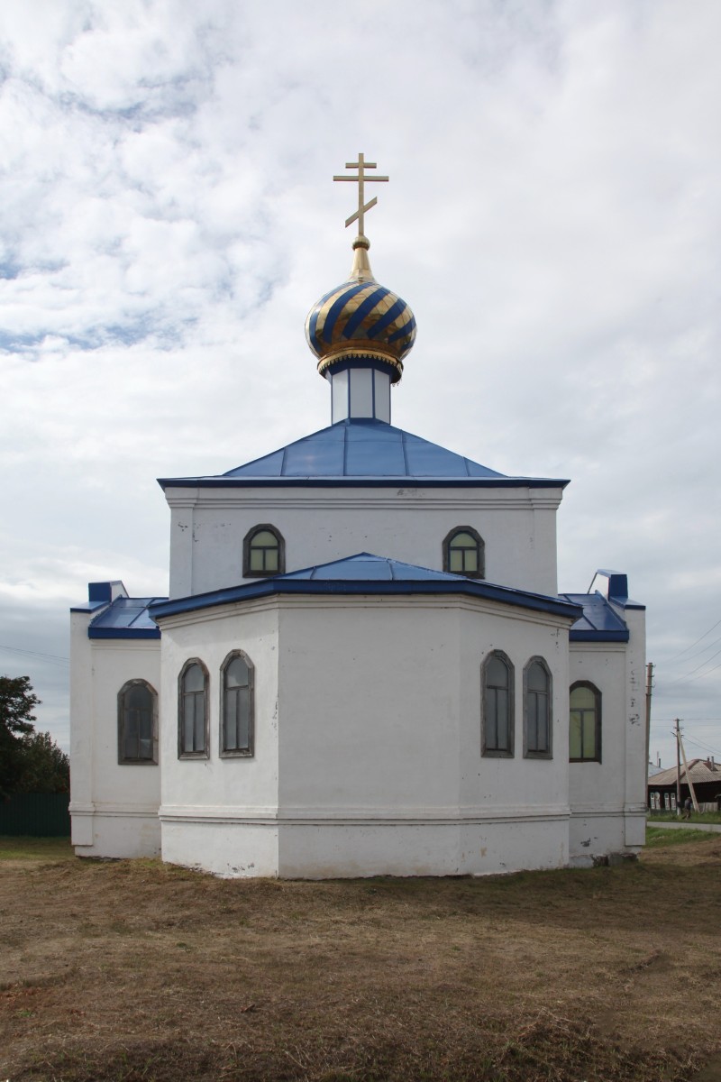 Церковь Вознесения Господня, Минино (Исетский район, Тюменская область). фасады, Восточный фасад