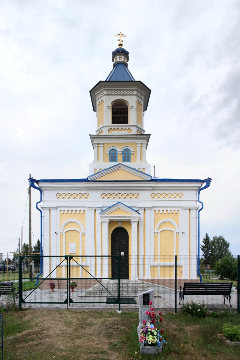 Церковь Серафима Саровского, Суерка (Упоровский район, Тюменская область). фасады, Западный фасад
