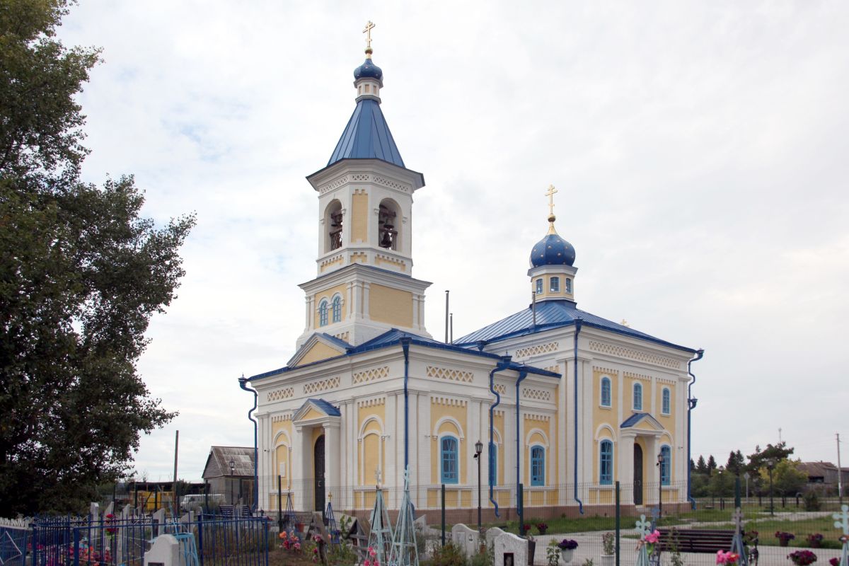 Церковь Серафима Саровского, Суерка (Упоровский район, Тюменская область). фасады, Вид с юго-запада