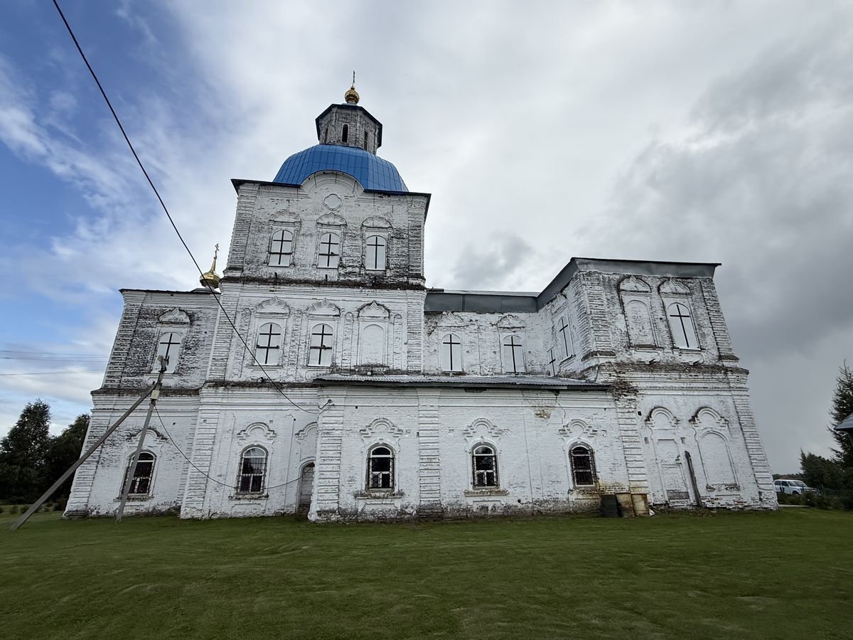 Церковь Успения Пресвятой Богородицы, Демьянское (Уватский район, Тюменская область). фасады, Вид с севера