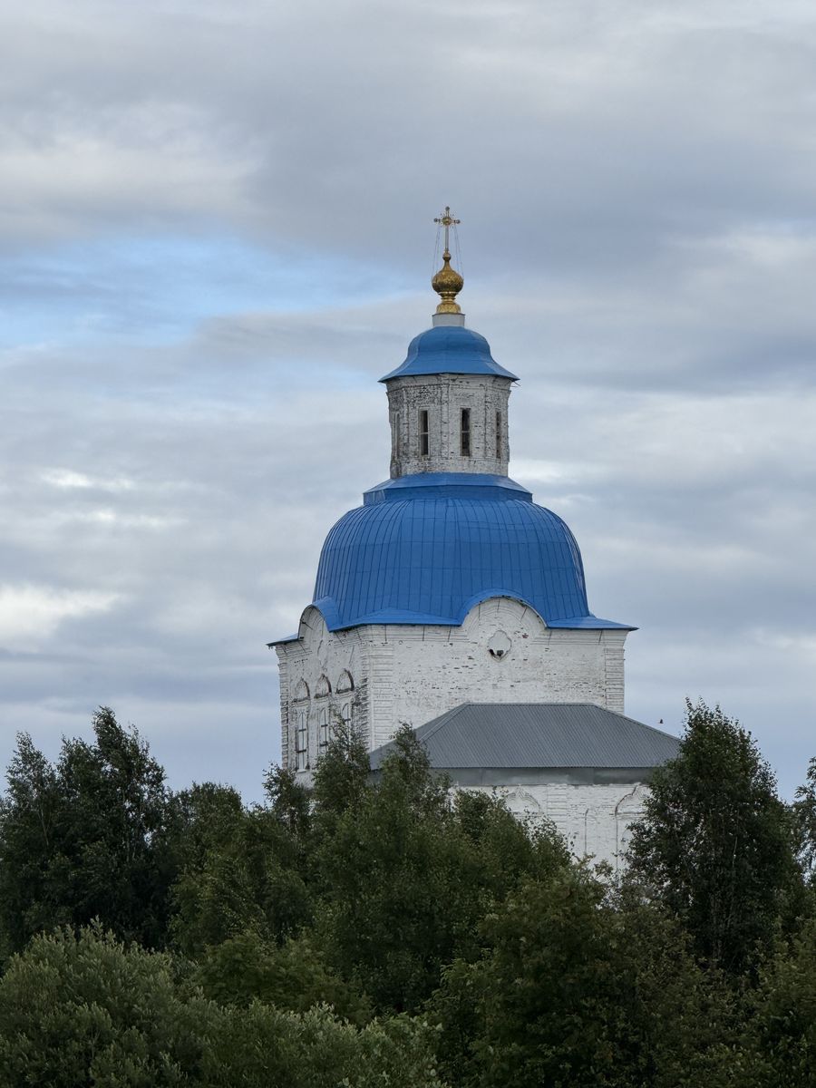 Церковь Успения Пресвятой Богородицы, Демьянское (Уватский район, Тюменская область). фасады, Вид с северо-запада 