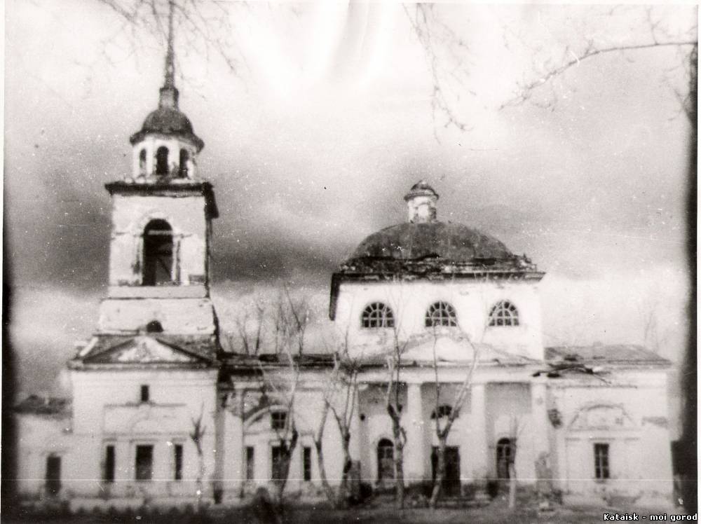 Верхние Пески. Церковь Казанской иконы Божией Матери. архивная фотография, Старое фото