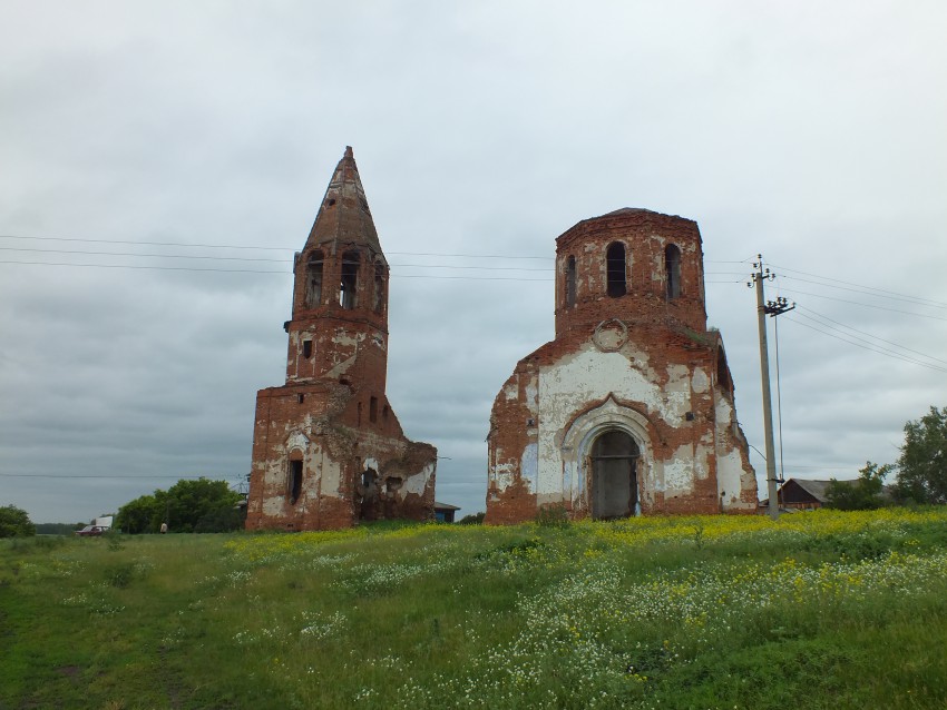 Церковь Владимирской иконы Божией Матери, Бугаево (Бугаевское) (Катайский район, Курганская область). фасады
