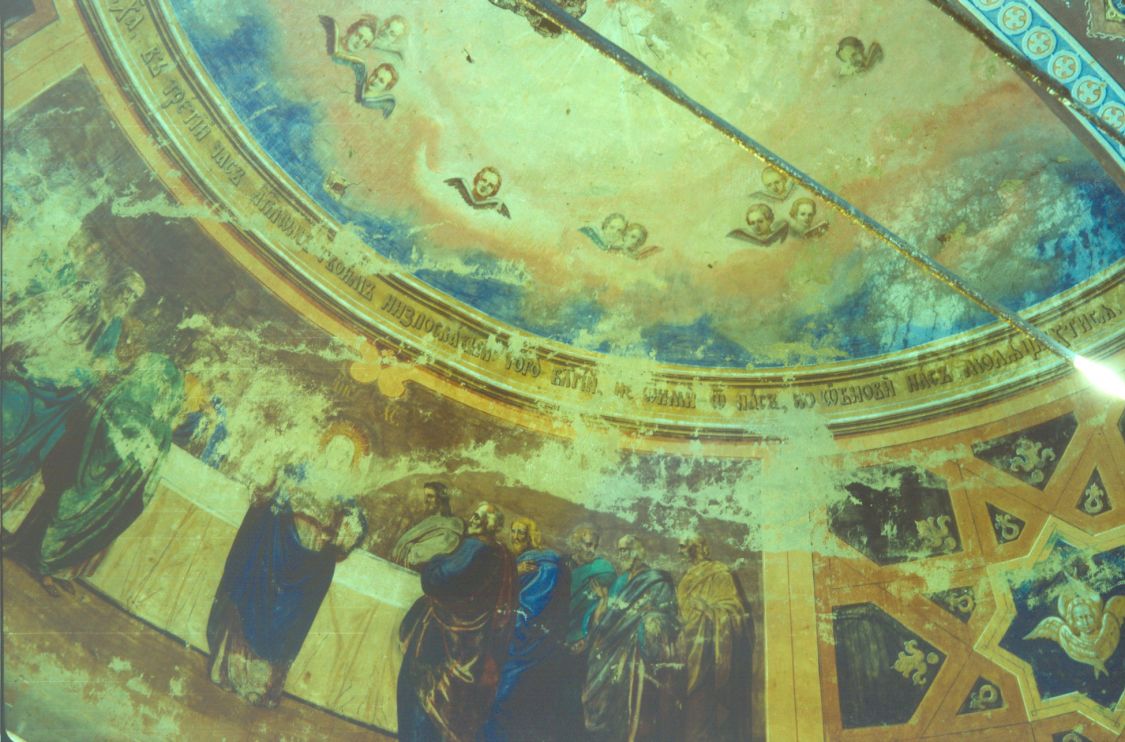 Церковь Смоленской иконы Божией Матери, Георгиевское (Бежецкий район, Тверская область). интерьер и убранство, фото1994