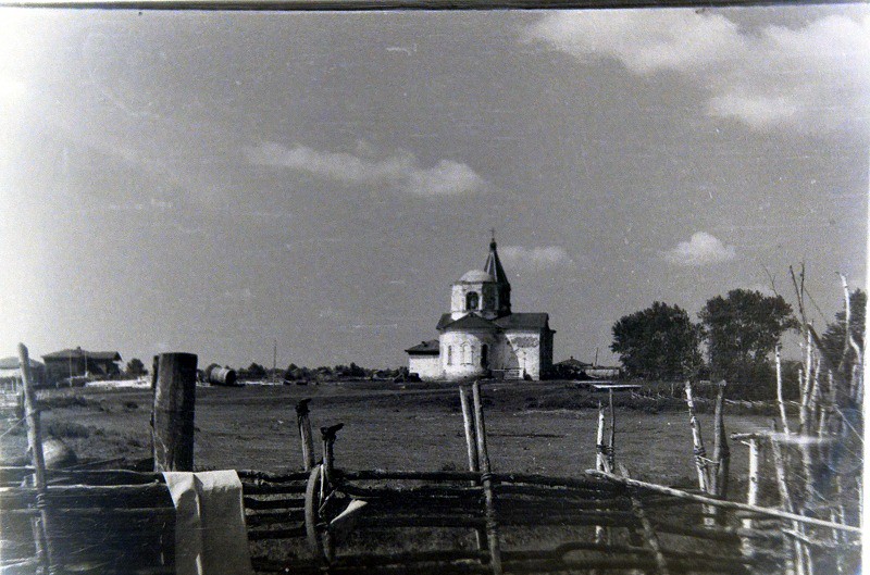 Церковь Казанской иконы Божией Матери, Балинское (Катайский район, Курганская область). архивная фотография, Фото советского периода из архива Андрея Секерина