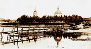 Церковь Покрова Пресвятой Богородицы, 1880—1890 год с сайта https://pastvu.com/p/172361<br>, Остров, Островский район, Псковская область