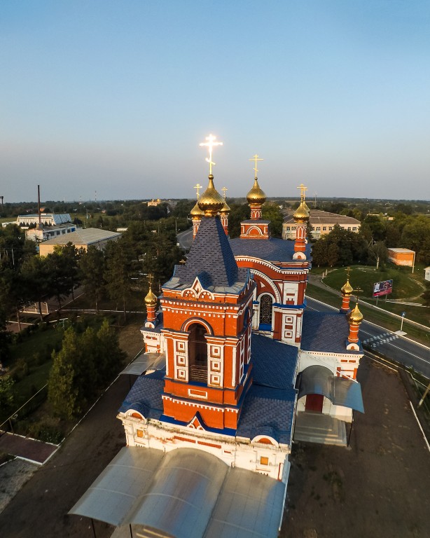 Церковь Покрова Пресвятой Богородицы, Григорополисская (Новоалександровский район, Ставропольский край). фасады, Церковь Покрова Пресвятой Богородицы - Григорополисская - Новоалександровский район - Ставропольский край