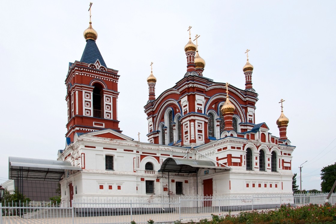 Григорополисская. Церковь Покрова Пресвятой Богородицы. фасады, Церковь  Покрова  Пресвятой  Богородицы  в  станице  Григорополисская