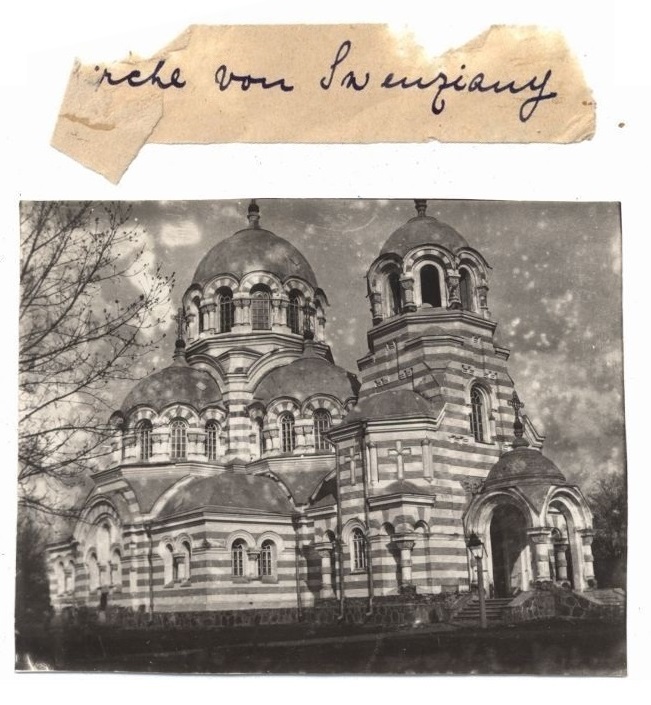 Церковь Троицы Живоначальной, Швянчёнис (Вильнюсский уезд, Литва). архивная фотография, Фото 1941 г. с аукциона e-bay.de