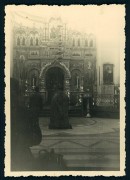 Церковь Троицы Живоначальной, Интерьер храма. Фото 1941 г. с аукциона e-bay.de<br>, Швянчёнис, Вильнюсский уезд, Литва