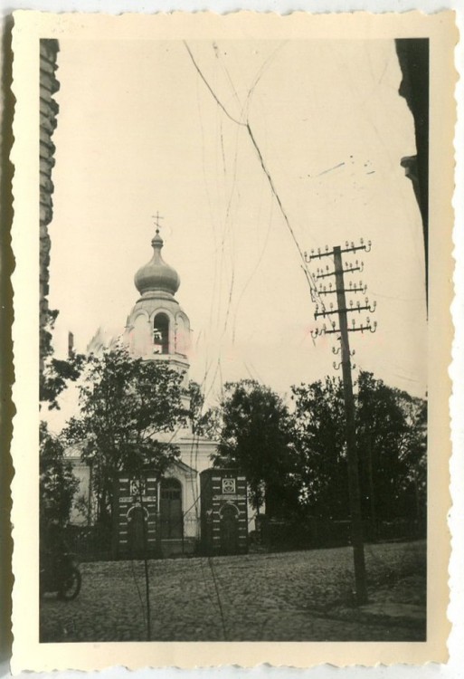 Дисна. Церковь Воскресения Христова. архивная фотография, Фото 1941 г. с аукциона e-bay.de