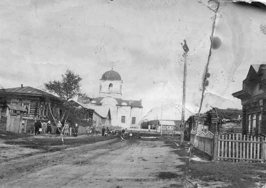 Церковь Рождества Христова, Афонькино (Казанский район, Тюменская область). архивная фотография, Фото начала ХХ века с сайта Тобольской епархии http://www.tobolsk-eparhia.ru/p/blag/php/place.php?id=ichim&id1=9&id2=3