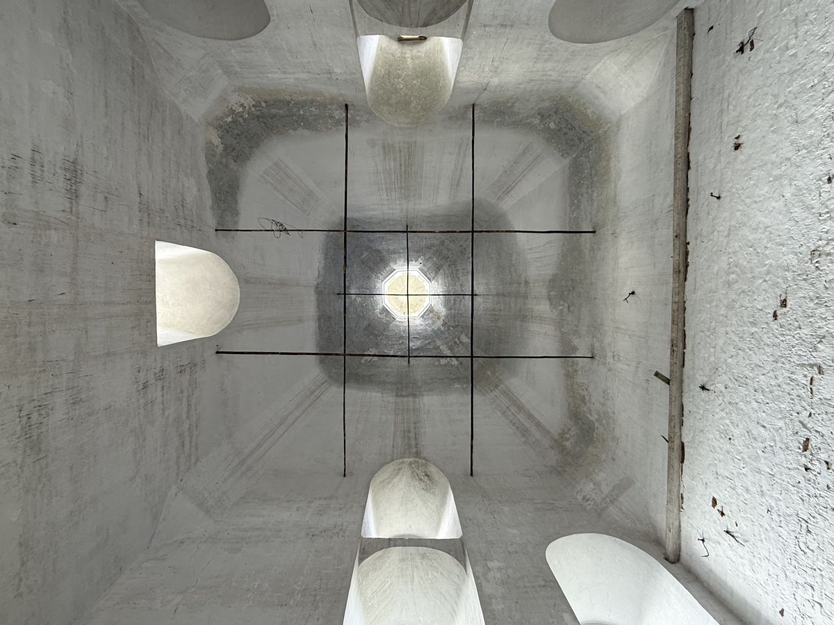 Церковь Прокопия и Иоанна Устюжских, Юровск (Уватский район, Тюменская область). интерьер и убранство, Подкупольное пространство