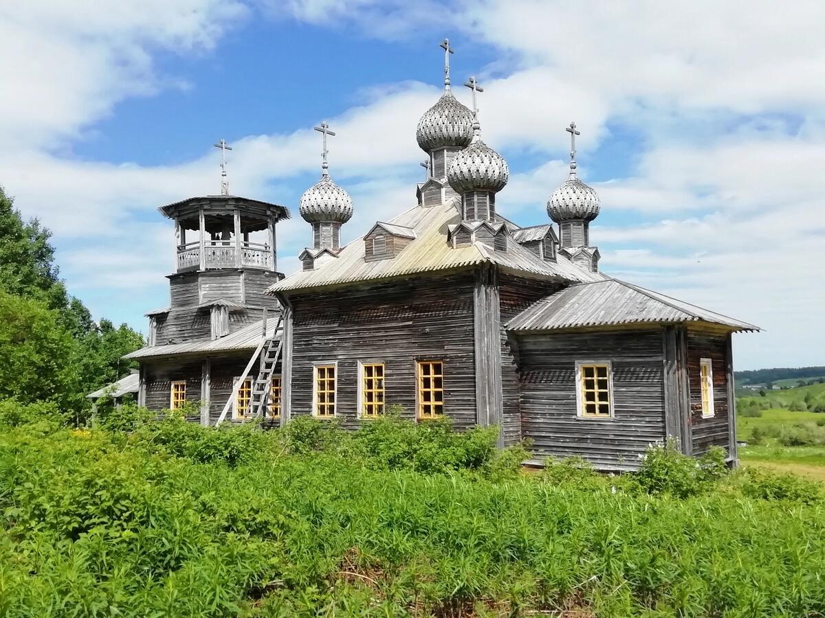 Церковь Николая Чудотворца, Заозерье (Кельчемгора) (Лешуконский район, Архангельская область). фасады