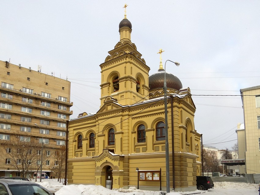 Церковь Софии мученицы и Татианы при Софийской детской больнице, Пресненский (Центральный административный округ (ЦАО), г. Москва). фасады