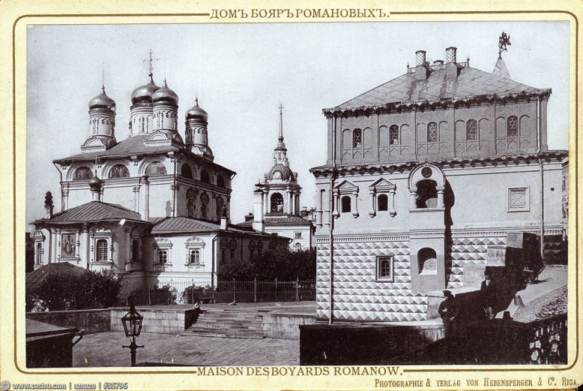 Знаменский монастырь, Тверской (Центральный административный округ (ЦАО), г. Москва). архивная фотография, Фото с сайта pastvu.ru .Фото 1895-1902 гг.