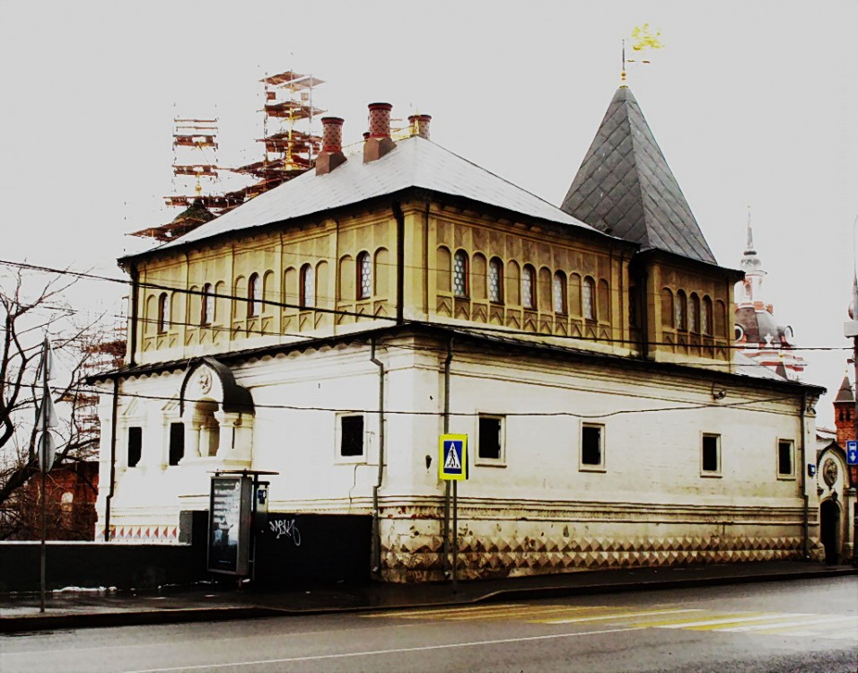 Знаменский монастырь, Тверской (Центральный административный округ (ЦАО), г. Москва). дополнительная информация, Палаты бояр Романовых в Знаменском монастыре.