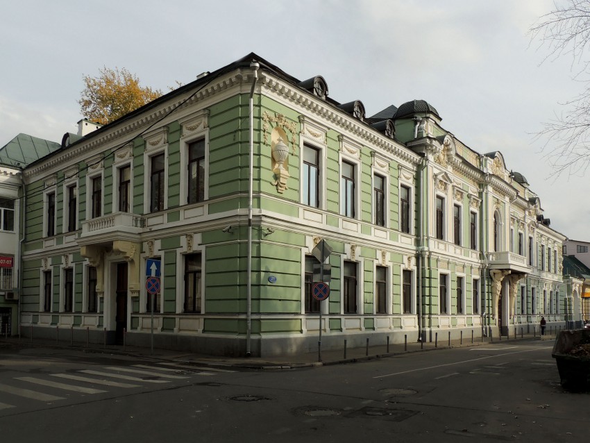 Неизвестная старообрядческая моленная в доме Морозова, Басманный (Центральный административный округ (ЦАО), г. Москва). фасады, Усадьба Морозовых. Москва,Подсосенский переулок, 21с1 