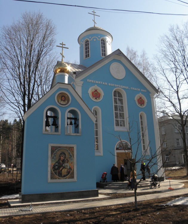 Церковь Рождества Пресвятой Богородицы при Центральной районной больнице, Всеволожск (Всеволожский район, Ленинградская область). фасады