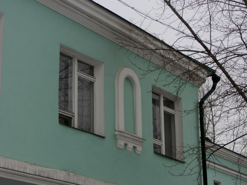 Старообрядческая моленная Покрова Пресвятой Богородицы в доме Рахманова, Басманный (Центральный административный округ (ЦАО), г. Москва). архитектурные детали, киот 