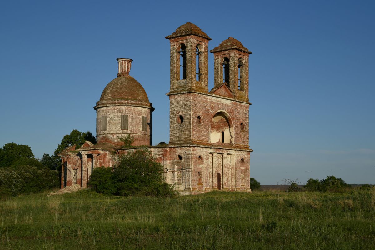 Порошино. Церковь Михаила Архангела. фасады, Вид с северо-запада