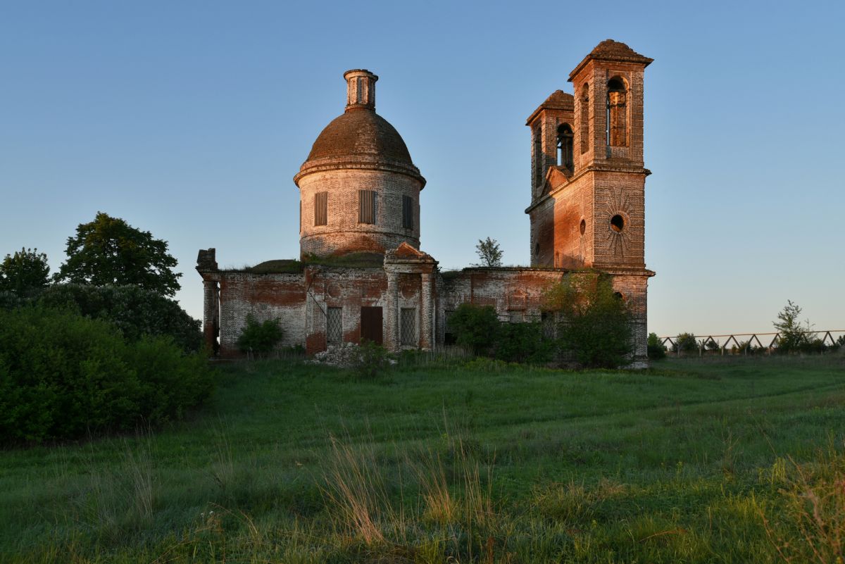 Порошино. Церковь Михаила Архангела. фасады, Вид с севера