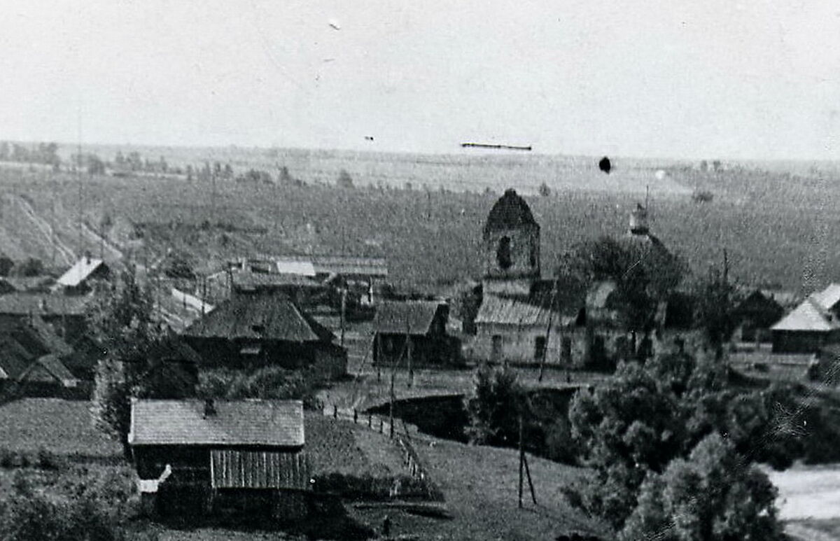 Керенка. Церковь Троицы Живоначальной. архивная фотография, Вид с юга, 1960-е годы, личный архив