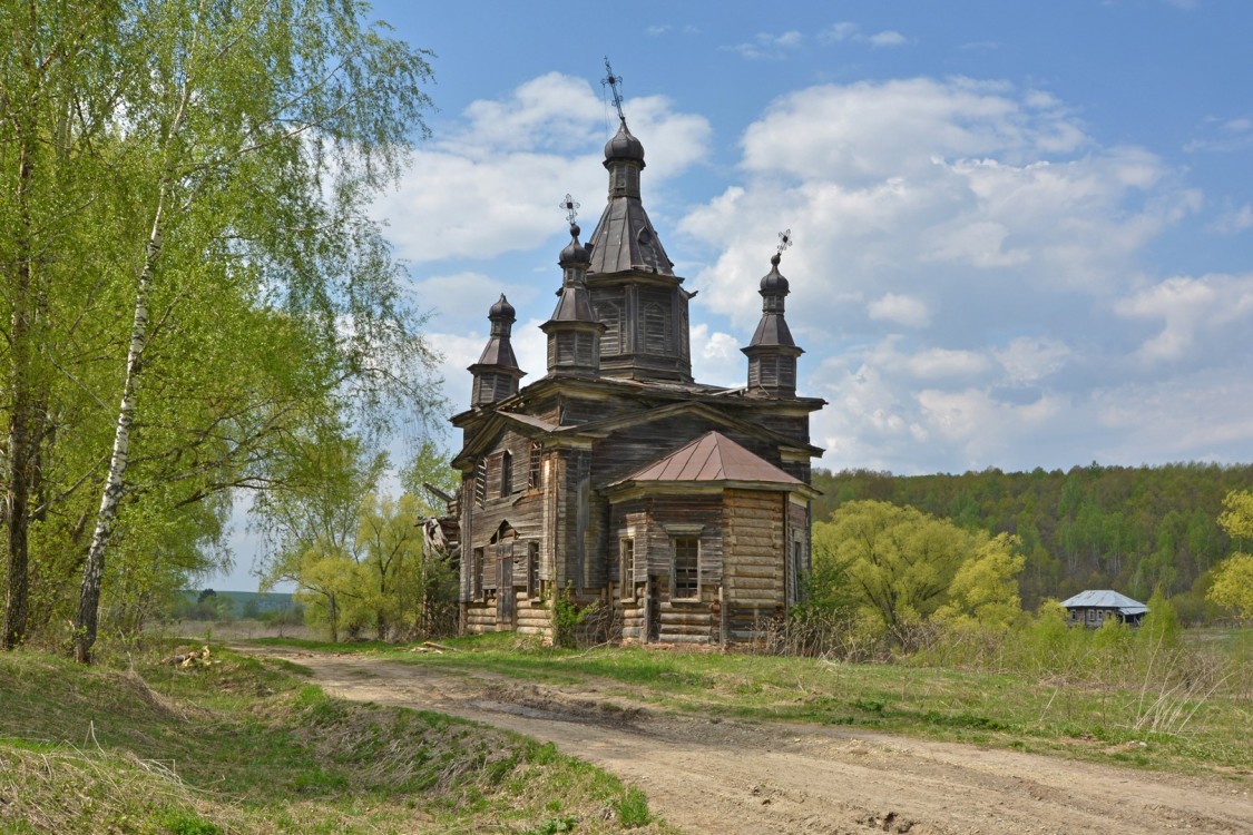 Нечаевка (Высадки). Церковь Михаила Архангела. фасады, Вид с юго-востока