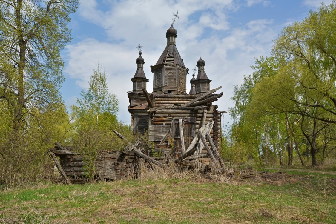 Нечаевка (Высадки). Церковь Михаила Архангела. фасады, Вид с запада
