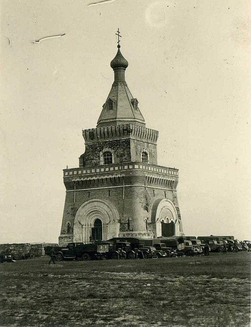 Церковь Петра и Павла, Лесная (Славгородский район, Беларусь, Могилёвская область). архивная фотография, Фото каплицы в 1941 году.