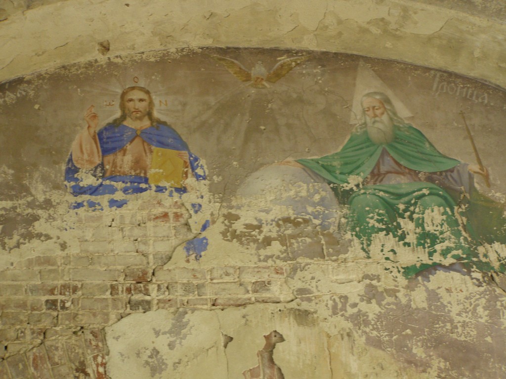 Церковь Алексия, человека Божия, Верхний Ломов (Нижнеломовский район, Пензенская область). интерьер и убранство, роспись не была сохранена при ремонте