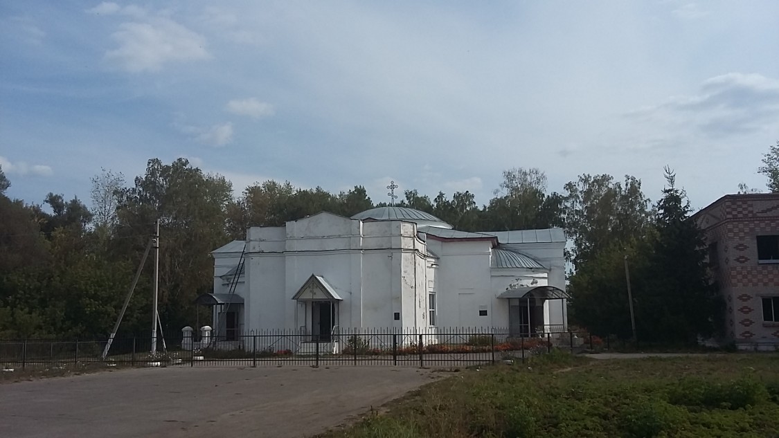 Голицыно. Церковь Михаила Архангела. общий вид в ландшафте