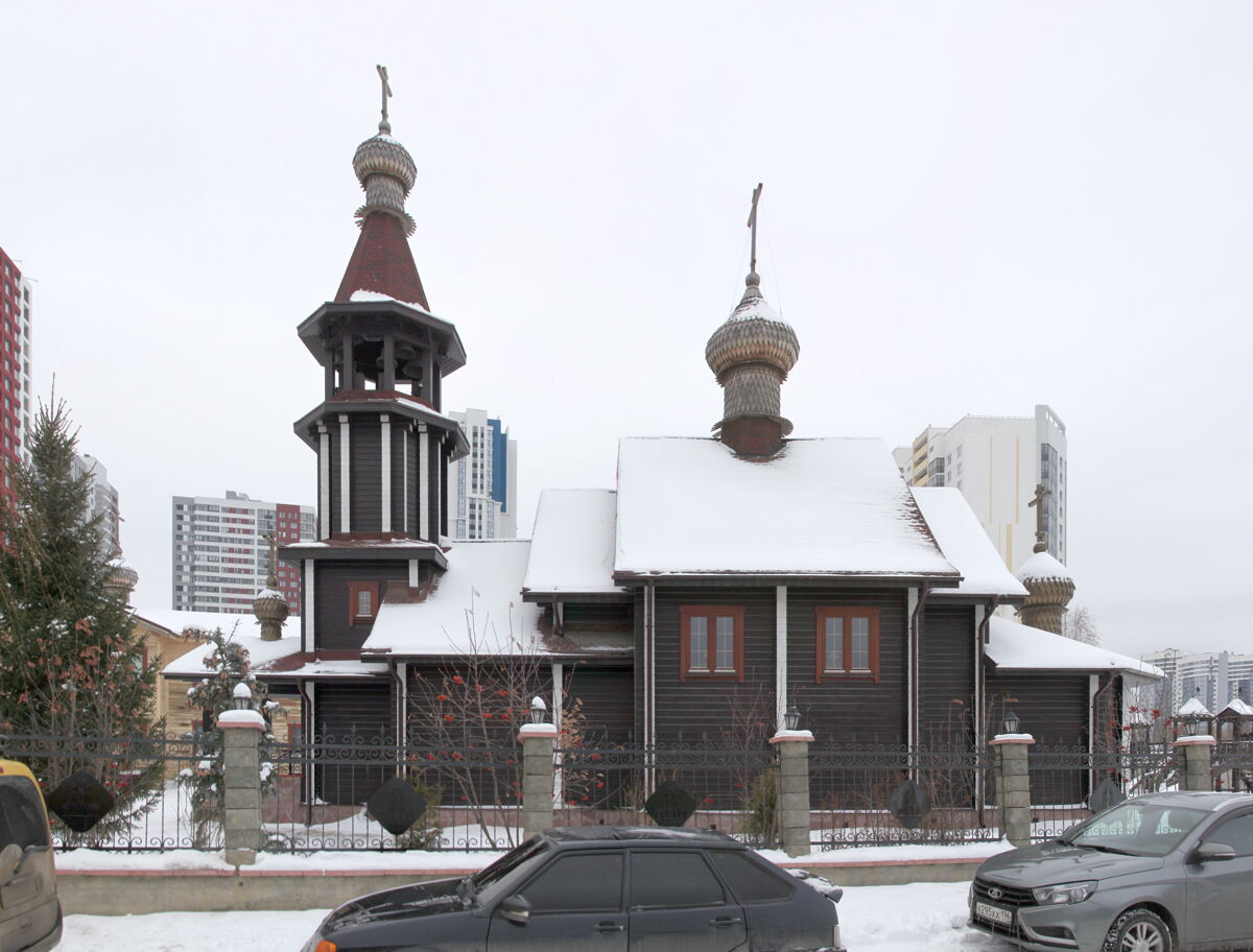 Церковь Бориса и Глеба, Екатеринбург (Екатеринбург (МО город Екатеринбург), Свердловская область). фасады, Южный фасад