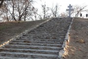 Церковь Екатерины, Памятный крест на месте, где находилась церковь<br>, Екатерино-Никольское, Октябрьский район, Еврейская автономная область