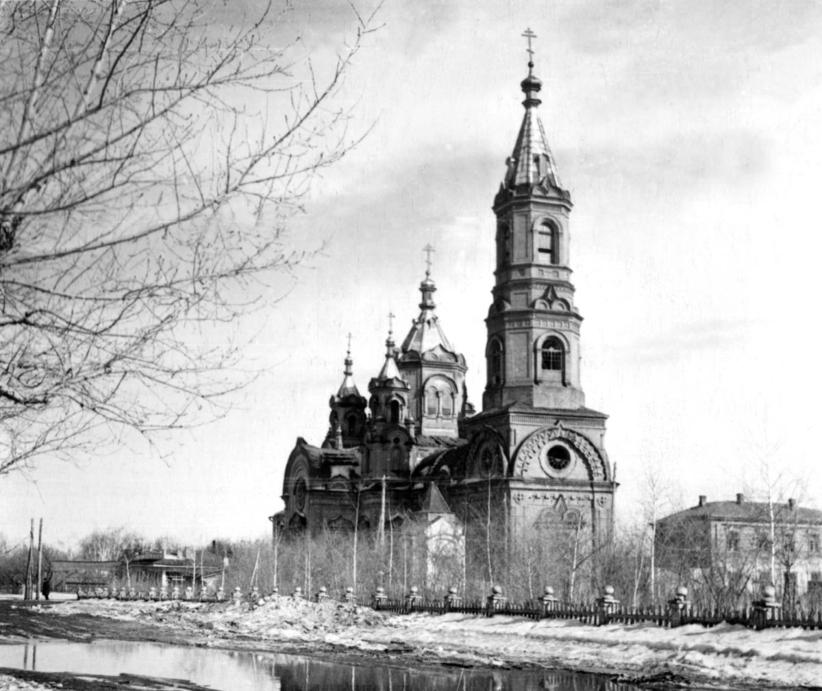 Собор Александра Невского, Димитровград (Димитровград, город, Ульяновская область). архивная фотография, Незадолго до разрушения. 1950 г.