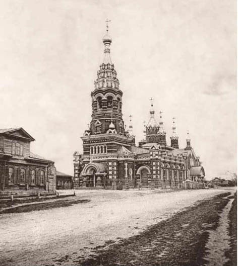 Кафедральный собор Воскресения Словущего, Ульяновск (Ульяновск, город, Ульяновская область). архивная фотография, Фотография начала 20 века
