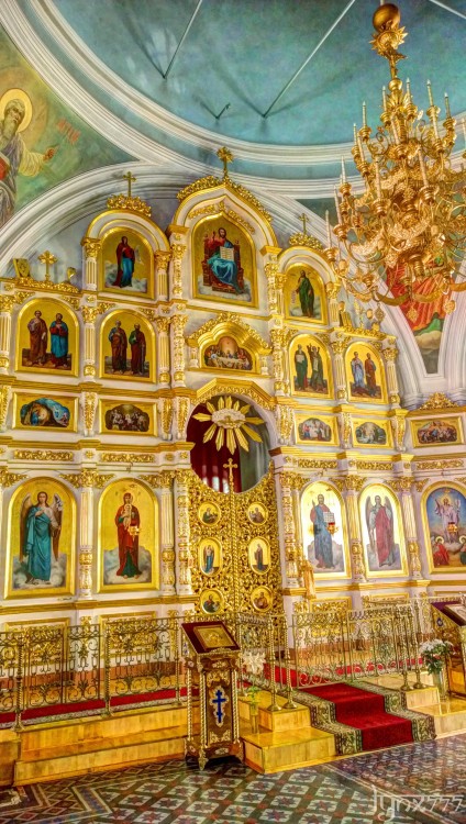 Кафедральный собор Воскресения Словущего, Ульяновск (Ульяновск, город, Ульяновская область). интерьер и убранство, центральный иконостас