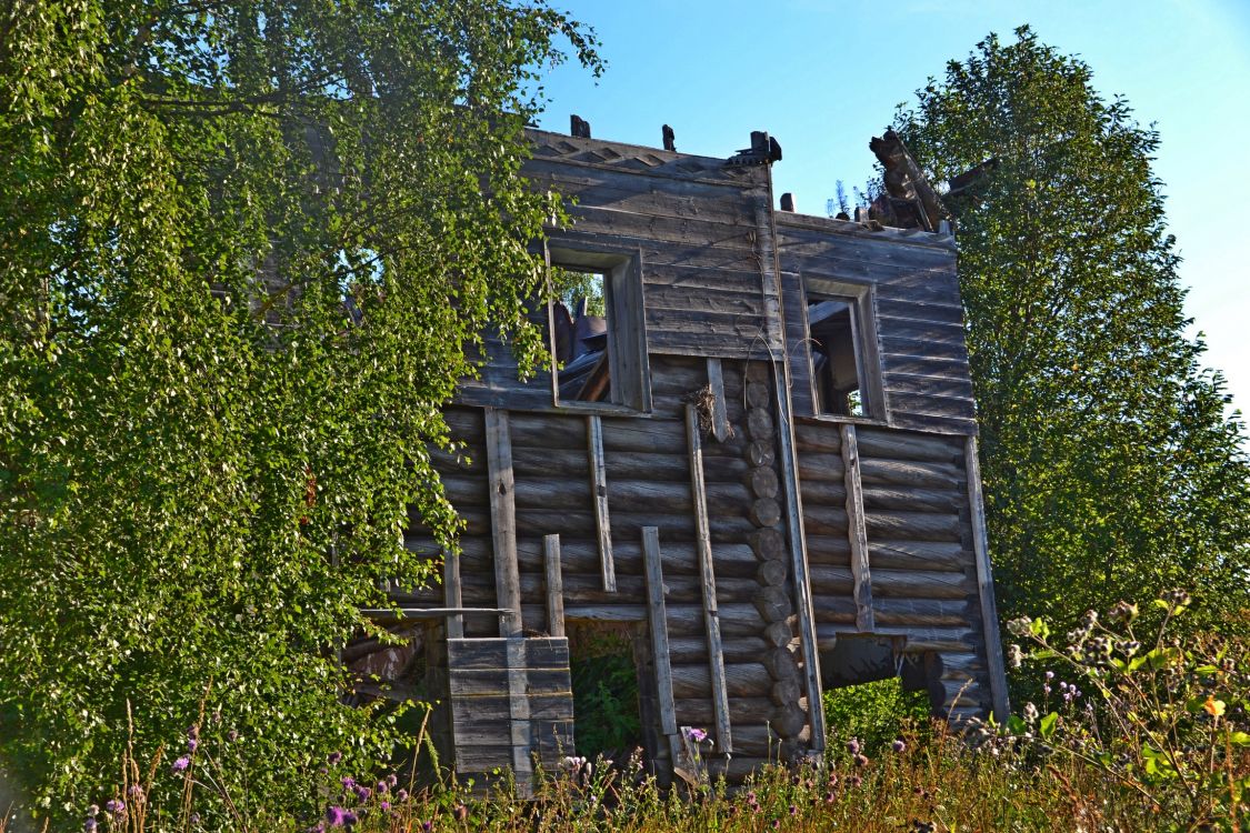 Алешковская (Паденьга). Церковь Рождества Пресвятой Богородицы. фасады