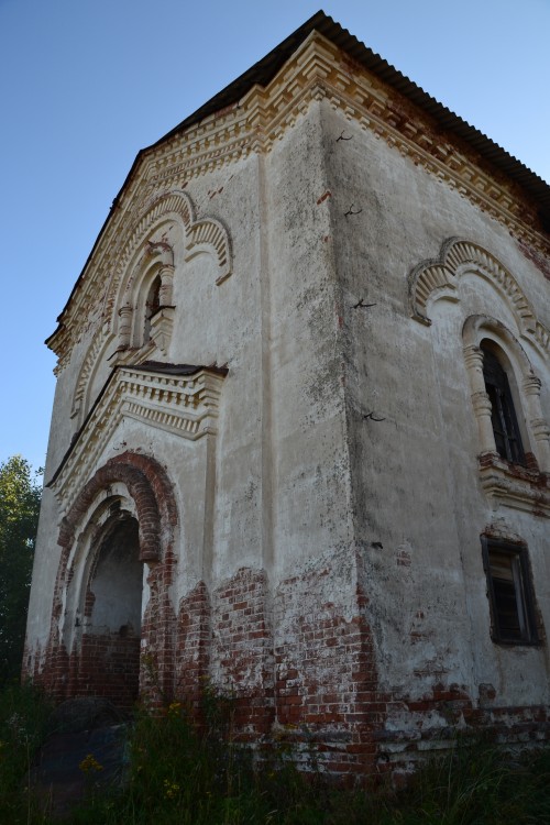 Алешковская (Паденьга). Церковь Рождества Христова. фасады