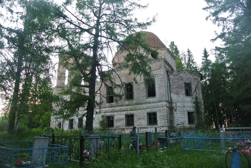 Гребеневская (Спасское). Церковь Спаса Преображения на Кьяндском погосте. фасады