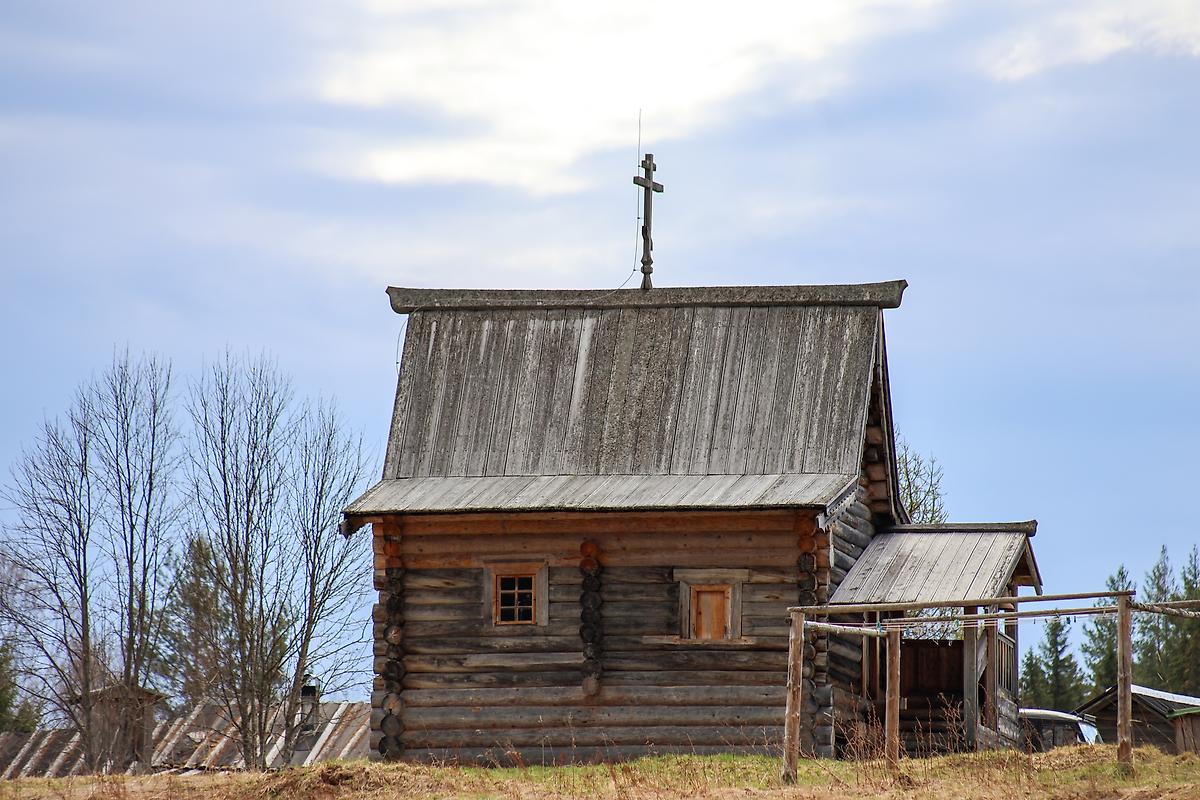 фасады. Часовня Георгия Победоносца, Ермолинская (Сюма) (Шенкурский район, Архангельская область)