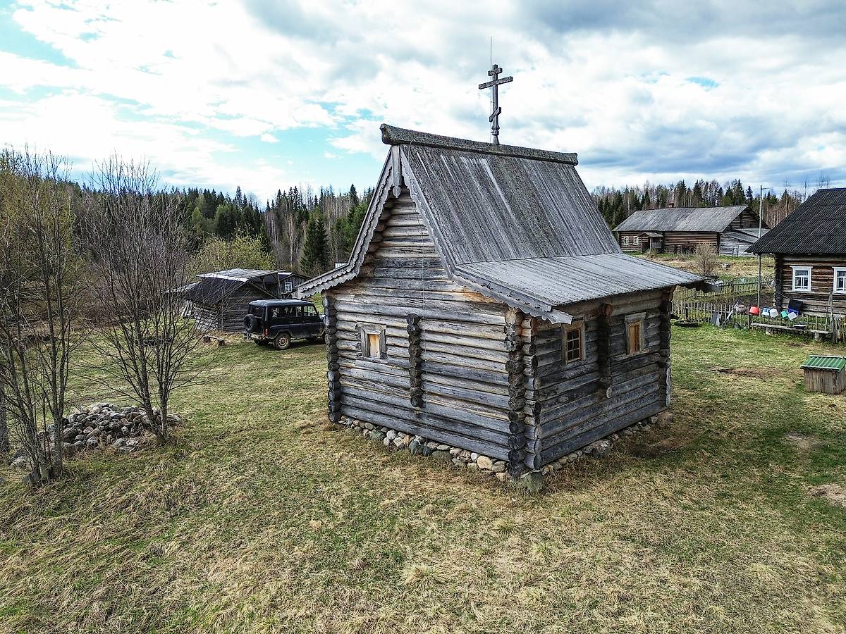 фасады. Часовня Георгия Победоносца, Ермолинская (Сюма) (Шенкурский район, Архангельская область)