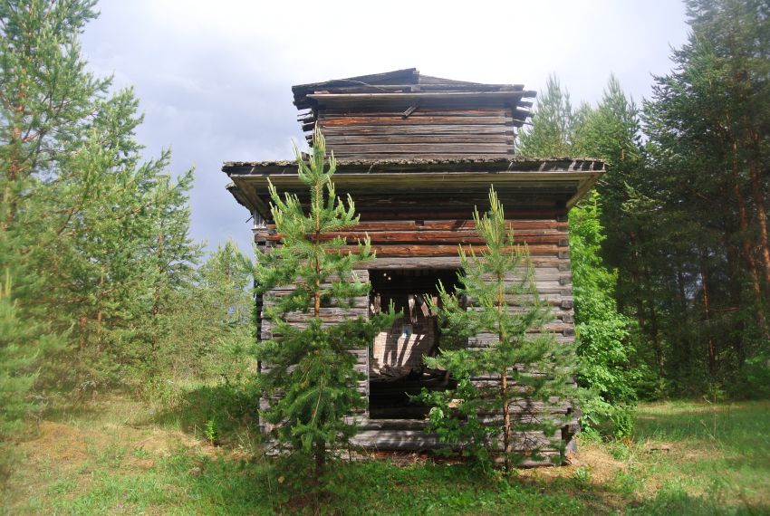 Малое Верховье (Рыкаловское), урочище. Церковь Покрова Пресвятой Богородицы. фасады