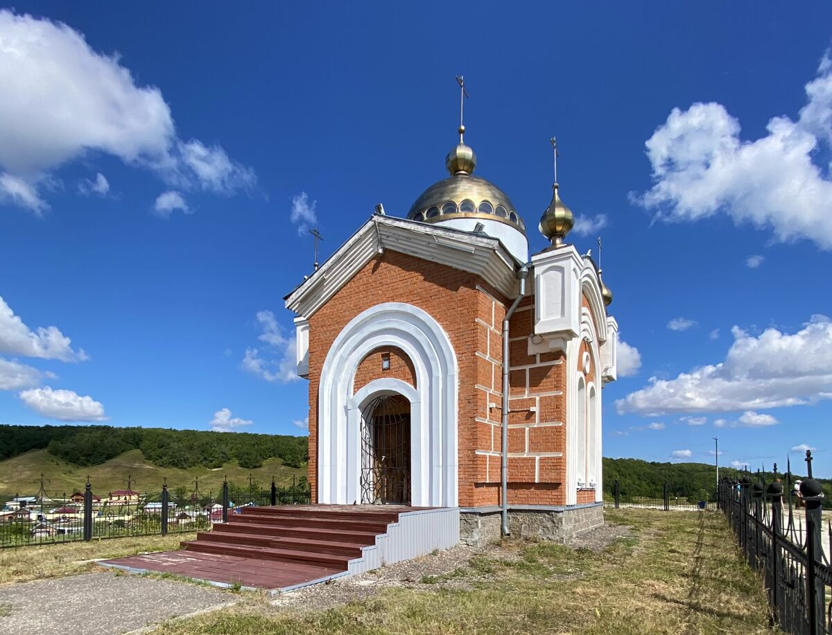 Часовня Николая Чудотворца на Никольской горе (новая), Сурское (Сурский район, Ульяновская область). фасады, Вид с юга