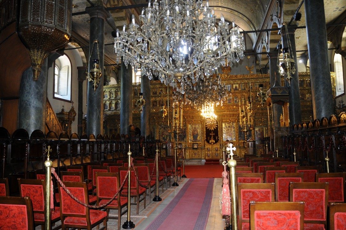 Стамбул. Церковь Георгия Победоносца. интерьер и убранство