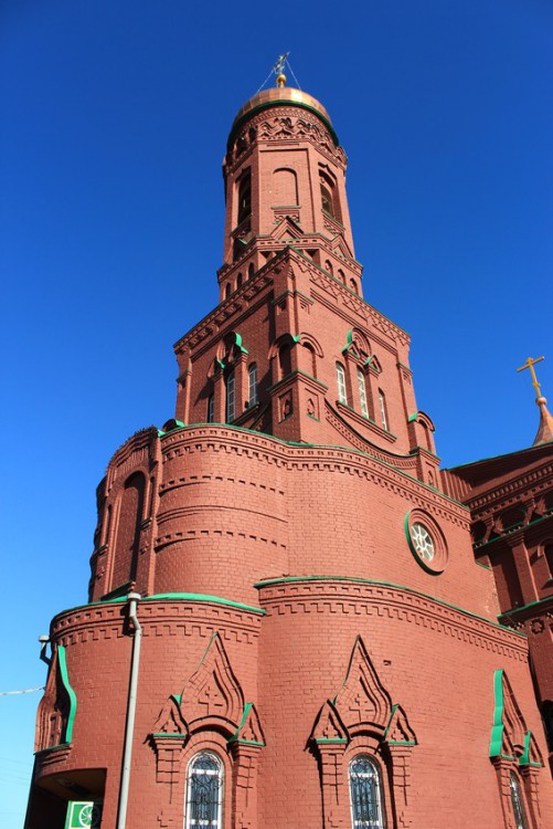 Церковь Казанской иконы Божией Матери, Тольятти (Тольятти, город, Самарская область). фасады, Колокольня, вид с крыльца дома причта